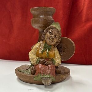 Charming Brown and Green Home Art Sculpture